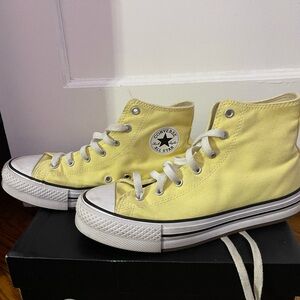 Converse Sunshine Yellow High-Tops
